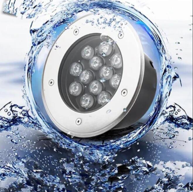 (image for) 1W / 3W / 5W /7W IP67 Waterproof Underground Fixture Landscape Uplighting Well LED Garden Lights